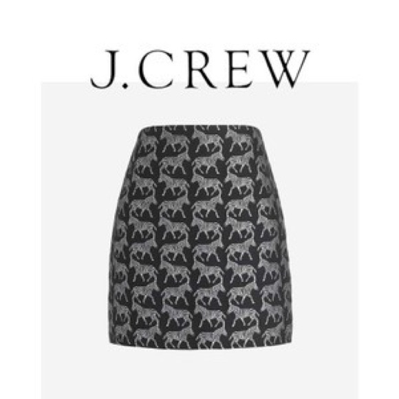 J. Crew Dresses & Skirts - J. Crew Zebra Print Mini Pencil Skirt